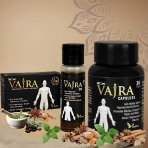 ZX Vajra Complete Male Wellness Combo | 30 Caps + 30 ml