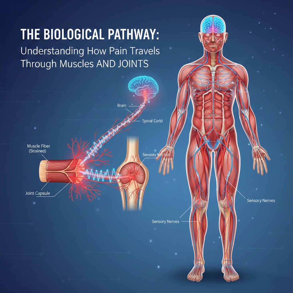 You are currently viewing The Biological Pathway: Understanding How Pain Travels Through Muscles and Joints